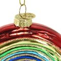 Floristik24 Glass Rainbow Ornament - Festlig juletrepynt med skinnende farger