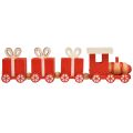 Floristik24 Tretog med gaveesker, rød og hvit, sett med 2, 18x3x4,5 cm - juledekorasjon